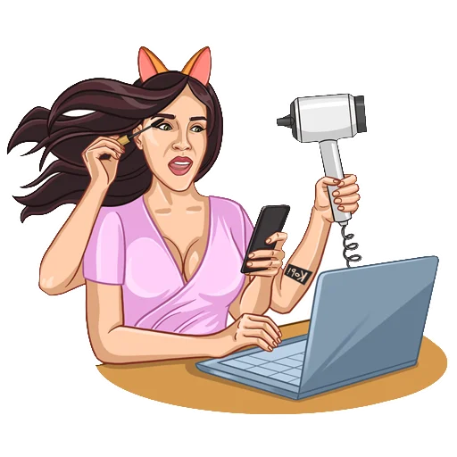 💆‍♀️ Стикер «for_KOBI» для Telegram
