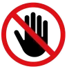 🚫 Эмодзи «Запрещ.знак» для Telegram