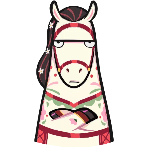 🐴 Эмодзи «Незабудка» для Telegram