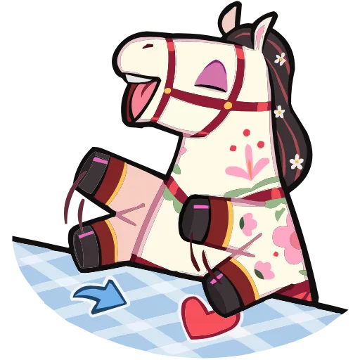 🐴 Эмодзи «Незабудка» для Telegram