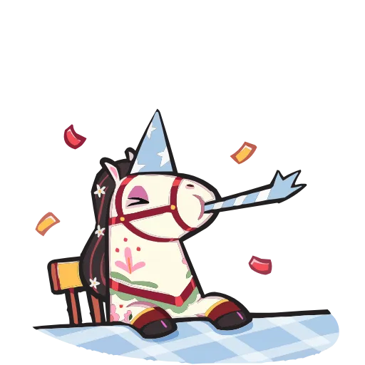 🐴 Эмодзи «Незабудка» для Telegram
