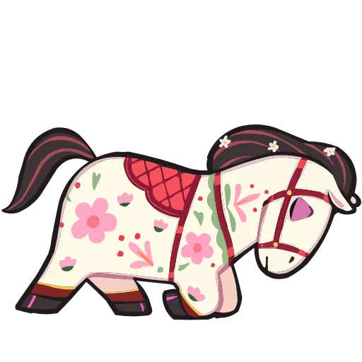 🐴 Эмодзи «Незабудка» для Telegram