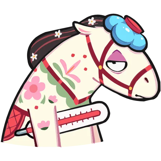 🐴 Эмодзи «Незабудка» для Telegram