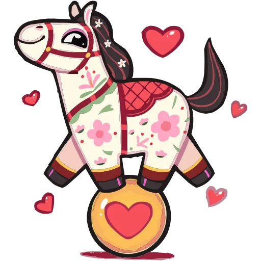 🐴 Эмодзи «Незабудка» для Telegram