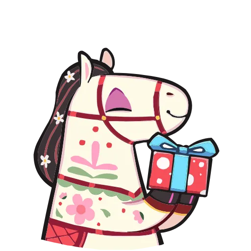 🐴 Эмодзи «Незабудка» для Telegram