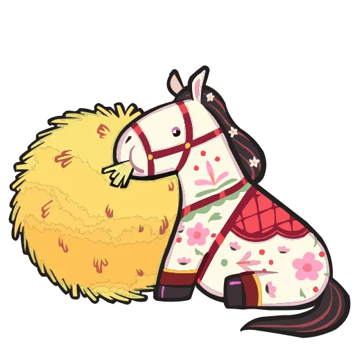 🐴 Эмодзи «Незабудка» для Telegram