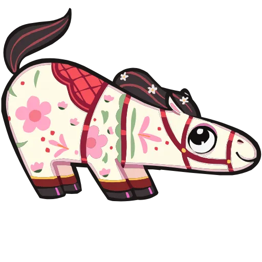 🐴 Эмодзи «Незабудка» для Telegram
