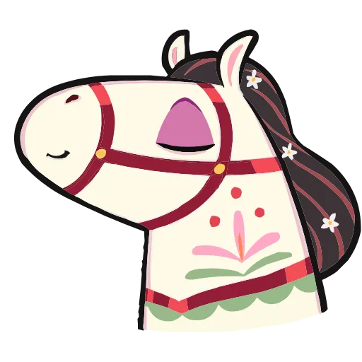 🐴 Эмодзи «Незабудка» для Telegram