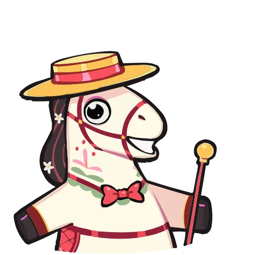 🐴 Эмодзи «Незабудка» для Telegram