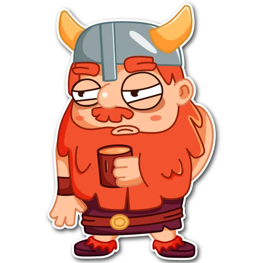 🥱 Стикер «Viking» для Telegram