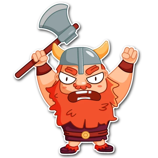 😡 Стикер «Viking» для Telegram
