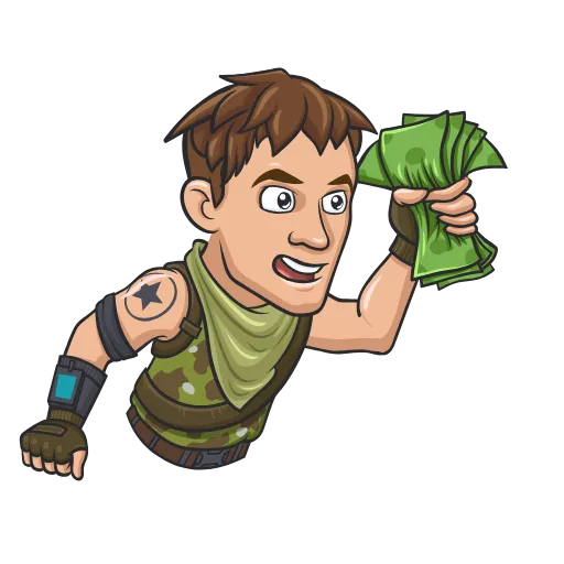 💸 Стикер «Королевские стикеры» для Telegram