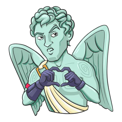 😇 Стикер «Королевские стикеры» для Telegram