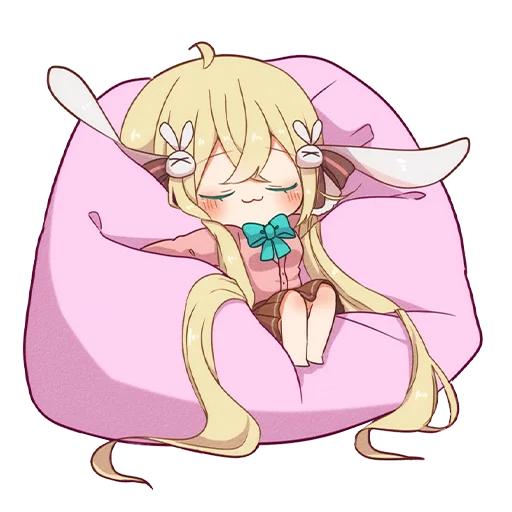😴 Стикер «Random Chibi» для Telegram