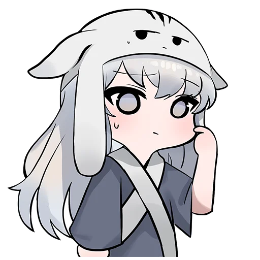 🤔 Стикер «Random Chibi» для Telegram