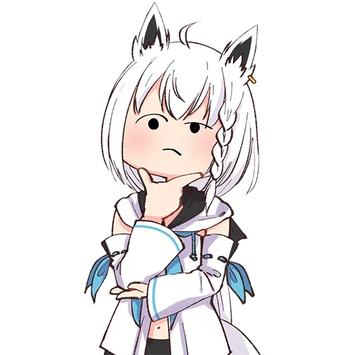 🤔 Стикер «Random Chibi» для Telegram