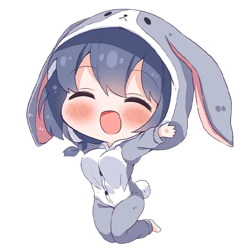 🐰 Стикер «Random Chibi» для Telegram