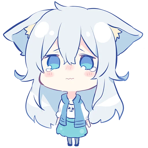 🥺 Стикер «Random Chibi» для Telegram