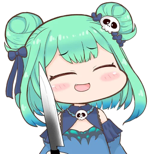 ☺️ Стикер «Random Chibi» для Telegram