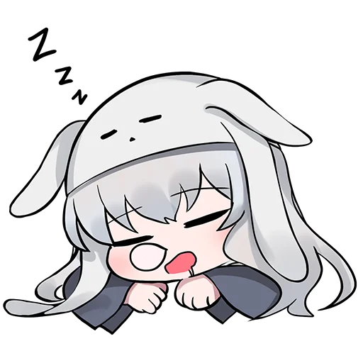 😴 Стикер «Random Chibi» для Telegram