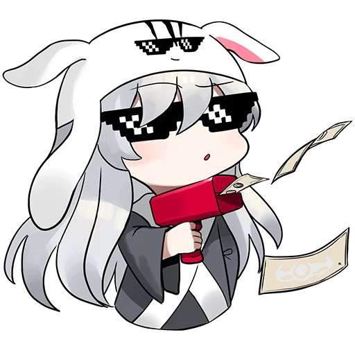 😎 Стикер «Random Chibi» для Telegram