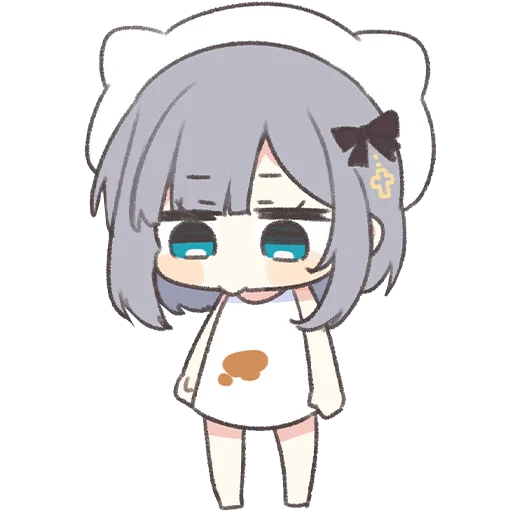 😗 Стикер «Random Chibi» для Telegram