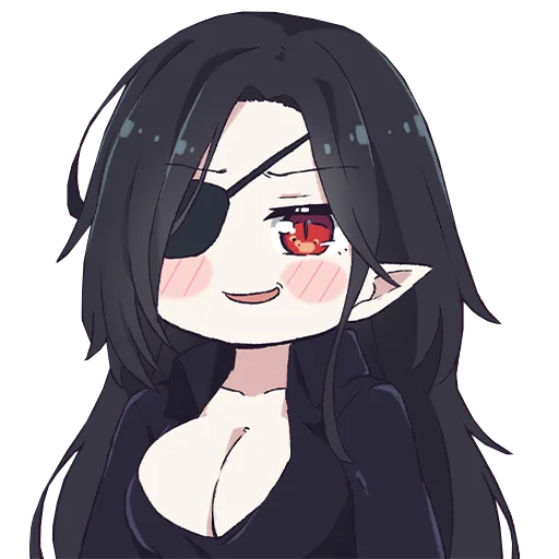 😏 Стикер «Random Chibi» для Telegram
