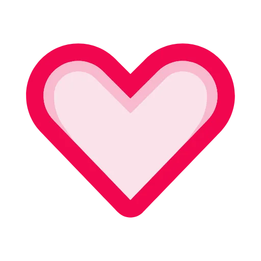 ❤️ Эмодзи «Красные буквы, любовные иконки» для Telegram