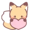 🦊 Эмодзи «ʚ Лисички ɞ» для Telegram