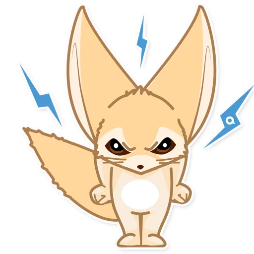 😤 Стикер «Лисёнок Аск» для Telegram