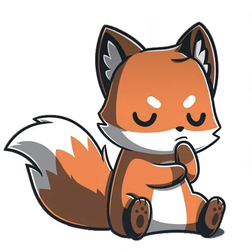 🤔 Стикер «Fox Chat» для Telegram