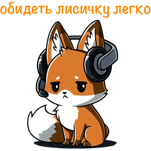 😔 Стикер «Fox Chat» для Telegram