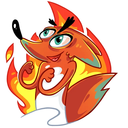 🔥 Стикер «FOXDIZIGNER» для Telegram