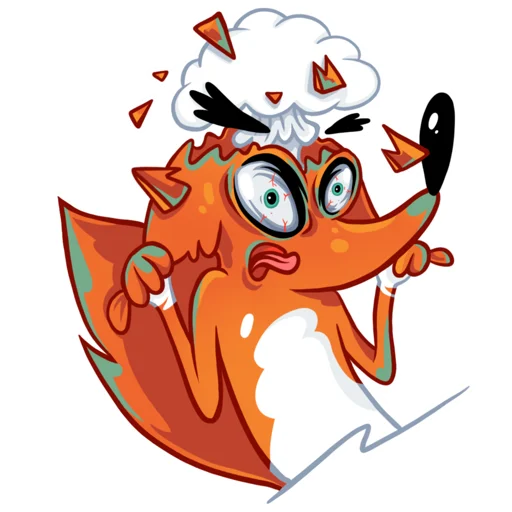 🤯 Стикер «FOXDIZIGNER» для Telegram