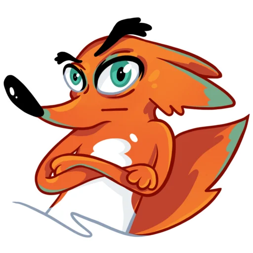 🤨 Стикер «FOXDIZIGNER» для Telegram