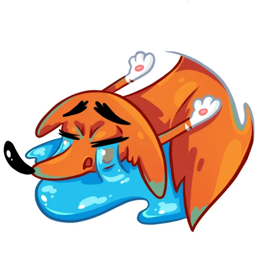 😭 Стикер «FOXDIZIGNER» для Telegram