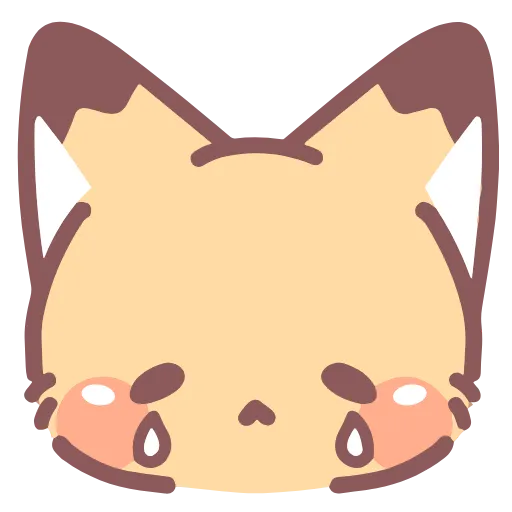 😢 Эмодзи «foxes best friends forever» для Telegram
