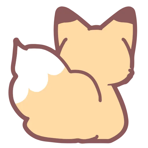 😒 Эмодзи «foxes best friends forever» для Telegram