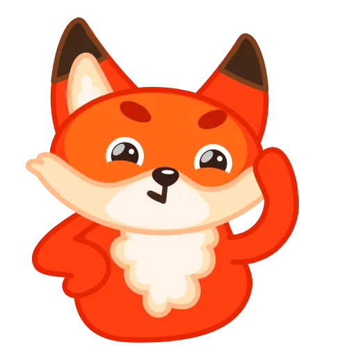 🤦‍♀ Стикер «Fox» для Telegram