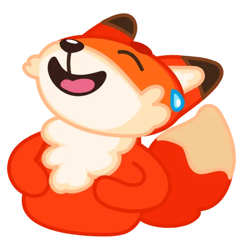 😂 Стикер «Fox» для Telegram