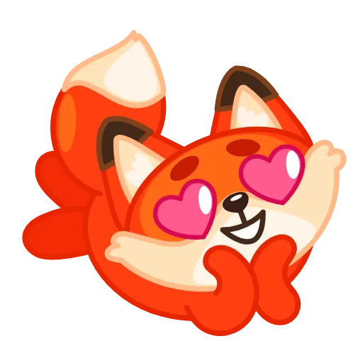 😍 Стикер «Fox» для Telegram