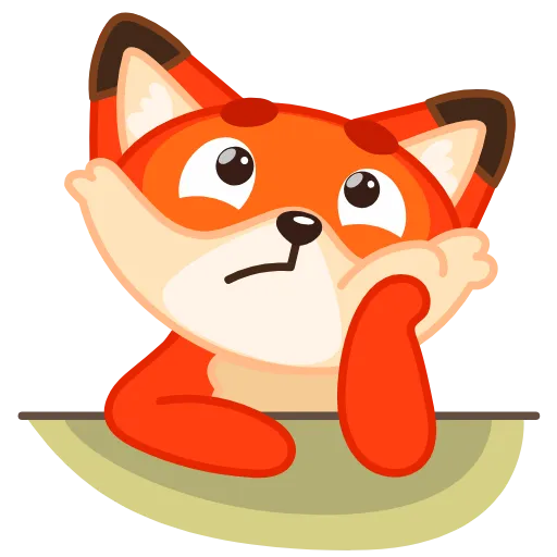 🤔 Стикер «Fox» для Telegram