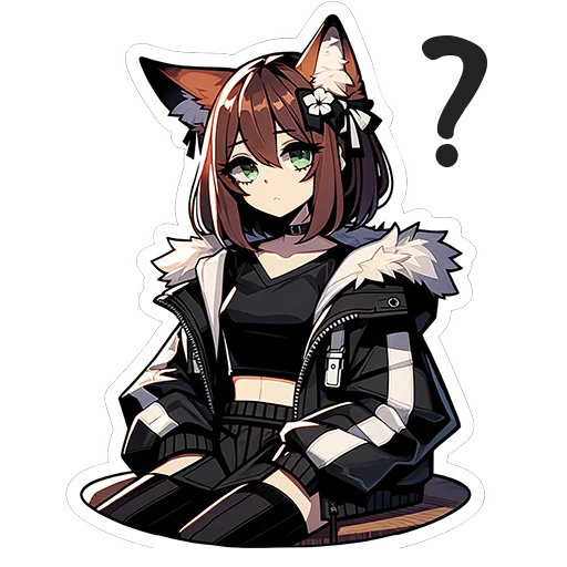 🤨 Стикер «Fox Nika» для Telegram