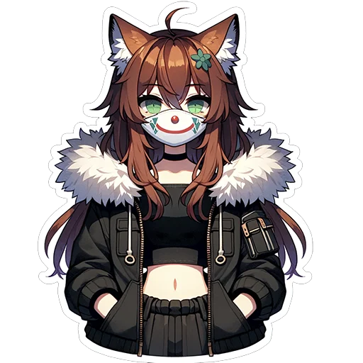 🤡 Стикер «Fox Nika» для Telegram