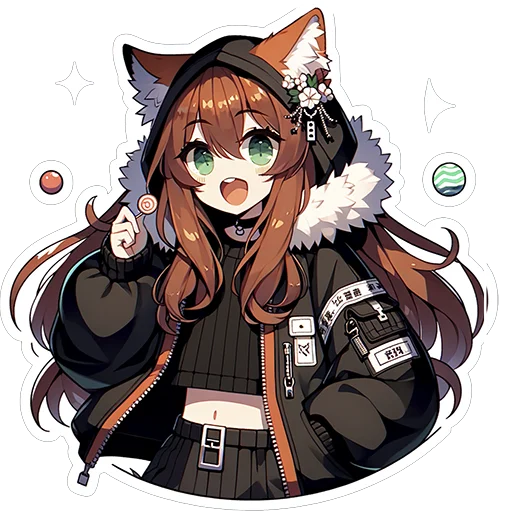 🍭 Стикер «Fox Nika» для Telegram