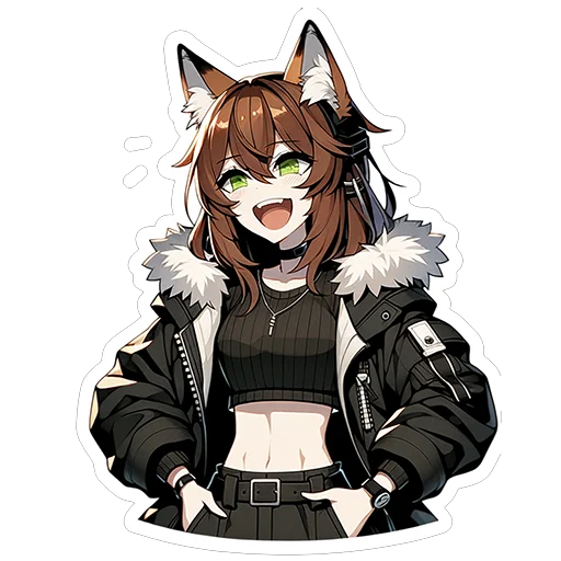 😄 Стикер «Fox Nika» для Telegram