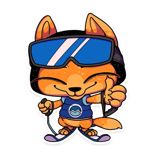 Стикерпак foxsok для Telegram — скачать