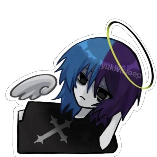 📖 Стикер «fragileyukivi sleep» для Telegram