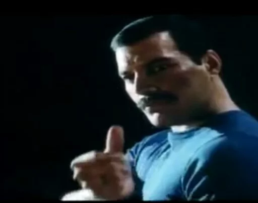 👍 Стикер «Freddie Mercury» для Telegram