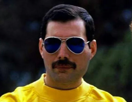 😎 Стикер «Freddie Mercury» для Telegram